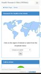 Mobile Screenshot of healthresearchweb.org