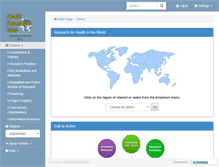 Tablet Screenshot of healthresearchweb.org